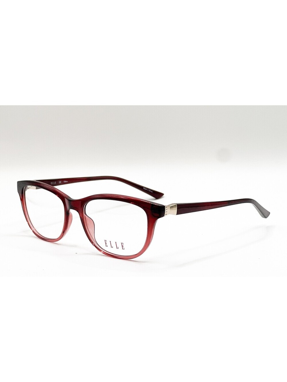 Elle EL13448 RE Red Cat Eye Authentic Eyeglass Frames 52-17-135